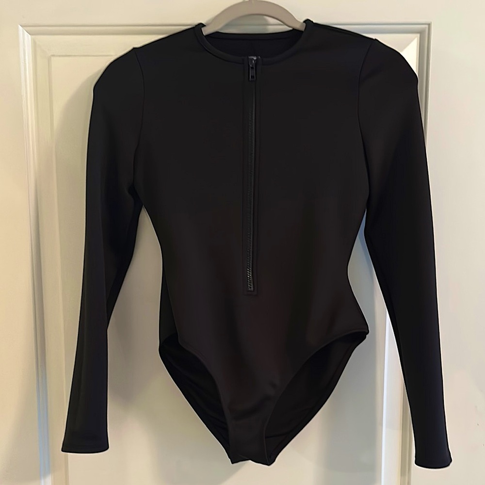 Dippin Daisys Shoal Front Zipper Long Sleeve One Piece
